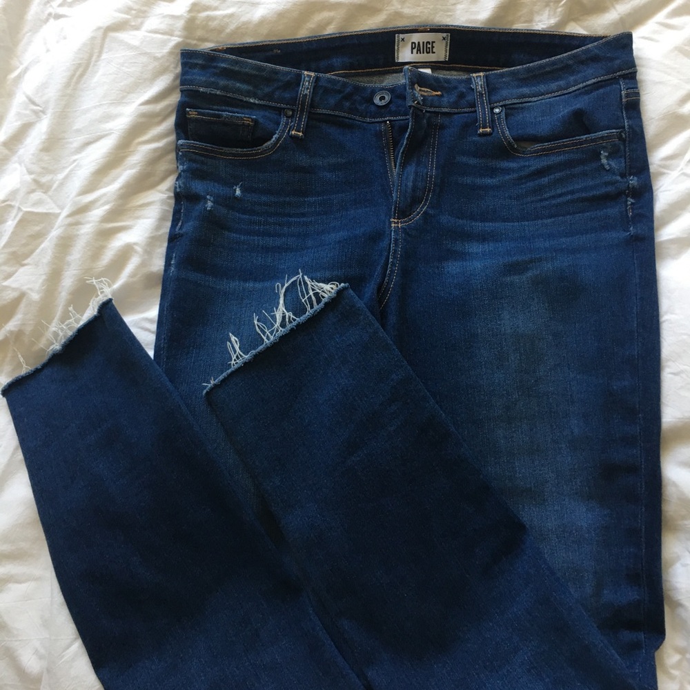 Paige skyline skinny jeans size 31